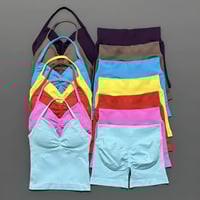 Image 1 of Neck Halter & Shorts Set