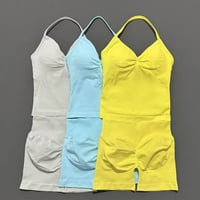 Image 3 of Neck Halter & Shorts Set