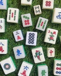 Image 1 of Vintage mahjong tile magnet