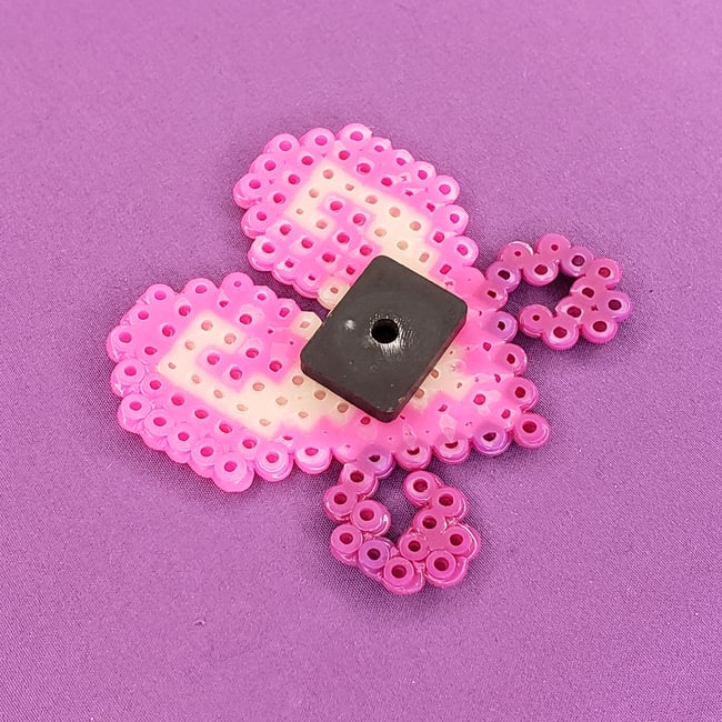 Pink Heart Fridge Magnet