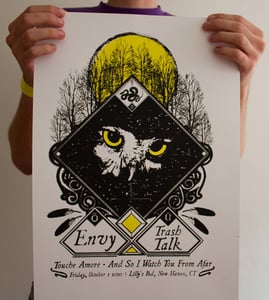 Image of "Owl Eyes" Envy Screen Printed Poster