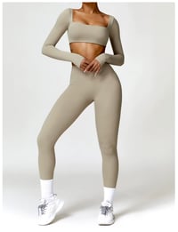 Image 11 of Long Sleeve Top with Leggings & Shorts Set