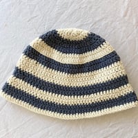 CROCHET HAT - STEEL