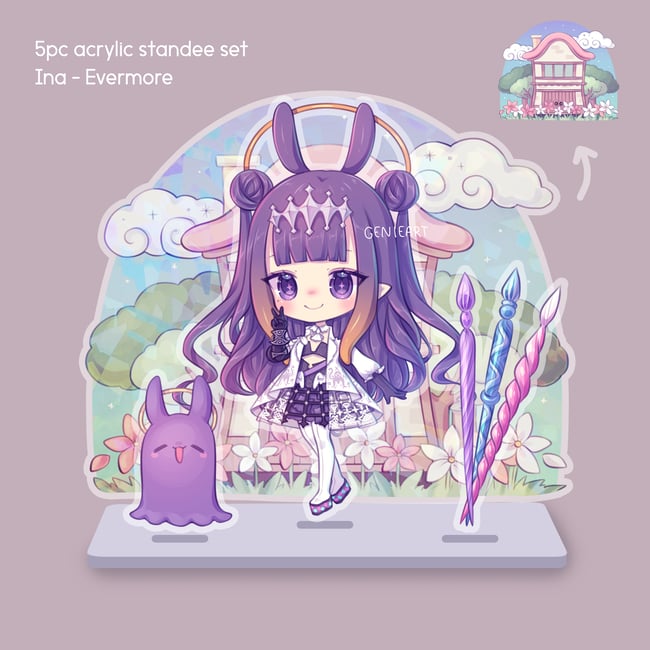 PREORDER Holographic Diorama Stand [ Ina - Evermore ]