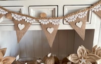 Image 3 of Hand-Created Rustic Bunting #53