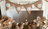 Image 1 of Hand-Created Rustic Bunting #54