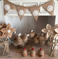 Image 2 of Hand-Created Rustic Bunting #54