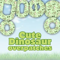 Image 1 of Cute Dinosaur Overpatches