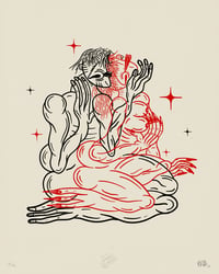 CONTACT RED Limited edition screen print