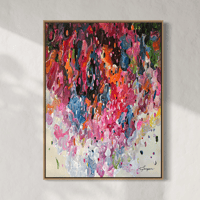 Image 1 of 'Phoenix heart' - 105 x 80cm, Framed