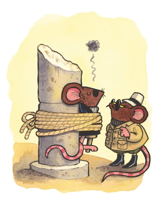 Of Mice and Mummies: Skipper captured