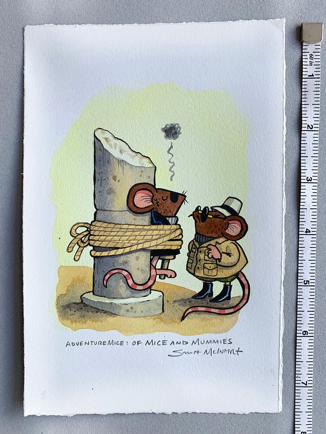 Of Mice and Mummies: Skipper captured