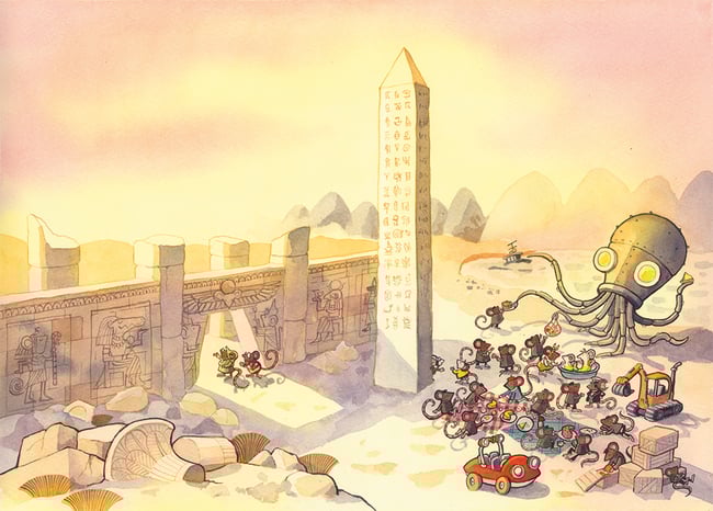 Of Mice and Mummies: Picnic i the Ancient Ruins