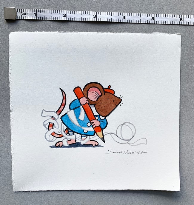 Of Mice and Mummies: Millie draws Mummies