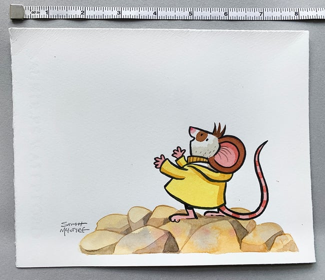 Of Mice and Mummies: Pedro on the rocks