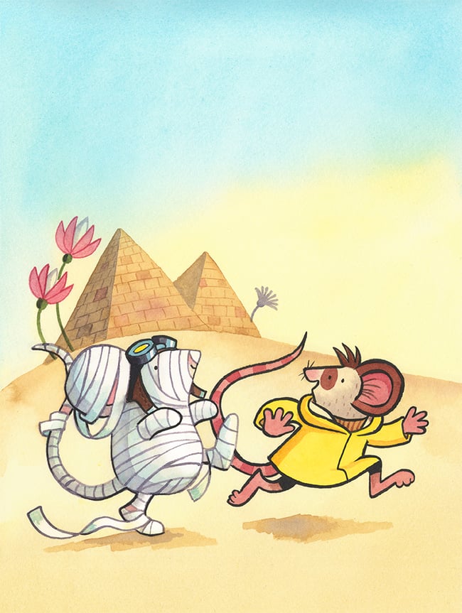 Of Mice and Mummies: Fledermaus and Pedro back cover