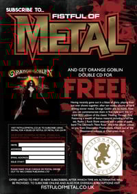 FISTFUL OF METAL SUBSCRIPTION