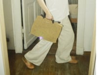 Image 3 of raffia suitcase