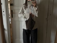 Image 3 of furry bucket handbag