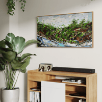 Image 7 of 'Place remembered 1' - 125x65cm, Framed