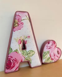 Image 5 of Personalised Letter and Heart set 