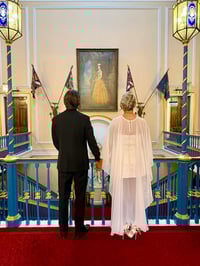 Image 8 of The Chiffon Bridal Cape