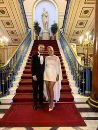 Image 9 of The Chiffon Bridal Cape