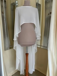 Image 4 of The Chiffon Bridal Cape