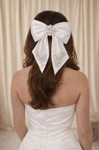 Image 1 of Bridal Hair Bow 
