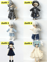 Image 14 of Custom Anime Doll Head [Compatible w/ 1/12 Bodies: Nendoroid Doll, Obitsu 11 ]