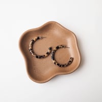 Image 4 of *NEW* Karamell Slim Hoop Earrings – Caramel Acetate Hoops