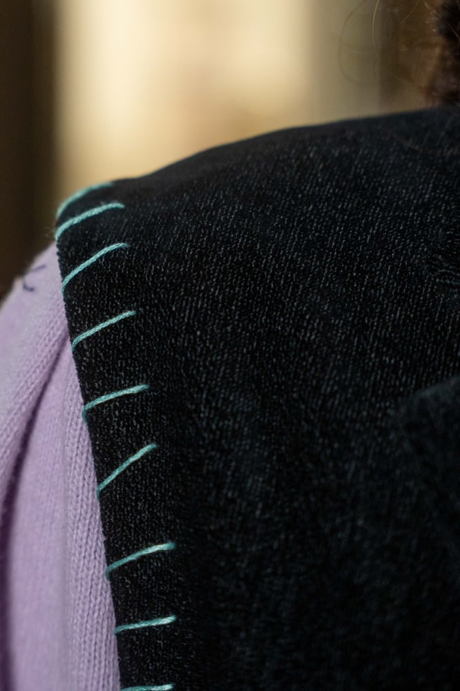 Image of Gilet Vale Veluto nero 