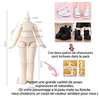 Image 7 of [FR]Tête de Poupée Anime Personnalisée [Compatible corps 1/12 : Nendoroid Doll, Obitsu 11]