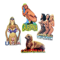 Image 1 of Vintage funny 80's collectors postcards (USA)