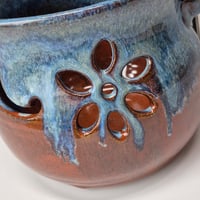 Image 8 of Yarn Bowl for your Wool: Spicy Squash (Orange) with colored rim 01202601