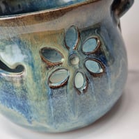 Image 13 of Yarn Bowl for your Wool: Glacial Waters (Turquoise) with colored rim 01202601