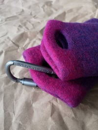 Image 4 of DREAM PINK felted phone case/ CUSTOM ORDER