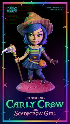 Image of Carly Crow - Resin Figurine SIGNED (PRE-ORDER) Limited Edition