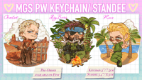 Image 1 of MGS Peace Walker Keychain&Standee