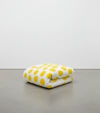 Image 1 of White / Unfinished Yellow Polka