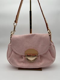 Image 1 of Louis Vuitton Baby Pink Denim Sunset Bag