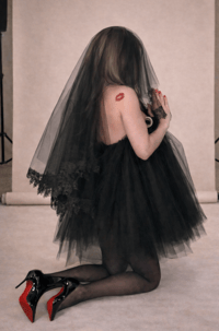 Image 1 of Tulle Dress and Veil Set