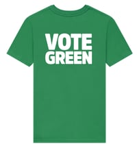 Image 2 of Vote Green - Green Unisex T-Shirt