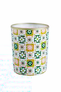 Tealight holder * Golden mosaic