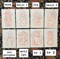 Original 5 x 7 Sketches 