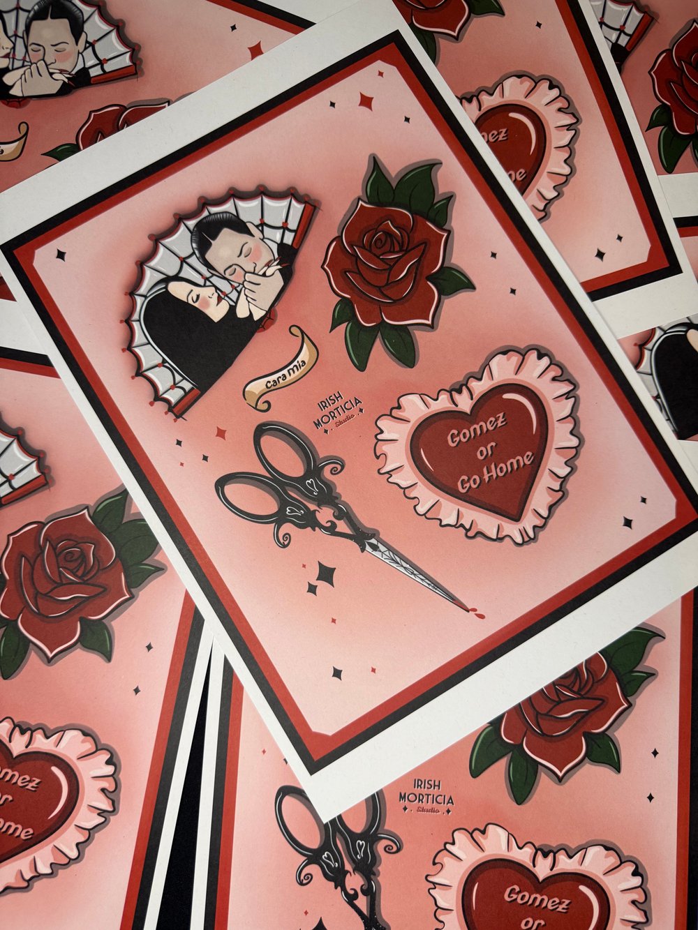 Image of Addams Family Values A4 print 