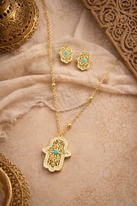 Image 3 of Necklace And Earrings Jewelry Set