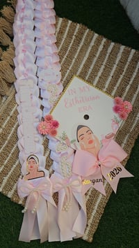 Image 1 of In my Esthetician Era Pearl Lei & Cap Topper Bundle