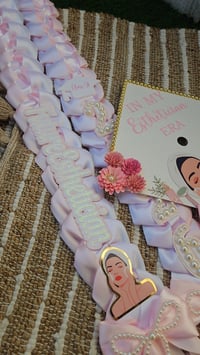 Image 4 of In my Esthetician Era Pearl Lei & Cap Topper Bundle