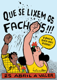 Image 1 of QUE SE LIXEM OS FACHOS (folha A3)